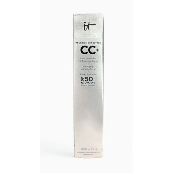 IT Cosmetics Your Skin But Better CC+ Full Coverage Cream w/SPF, Fair Light - Picture 1 of 4